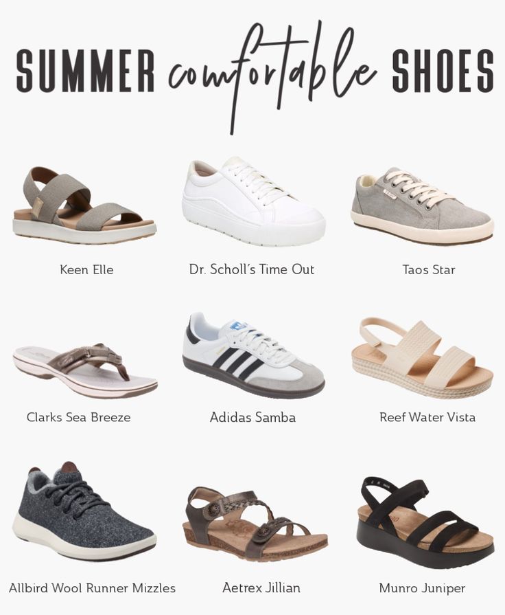 Comfortable Summer Footwear for Long Walks and Vacations