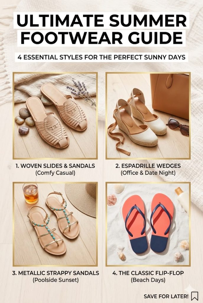 Best Summer Footwear Styles to Complete Your Seasonal Wardrobe