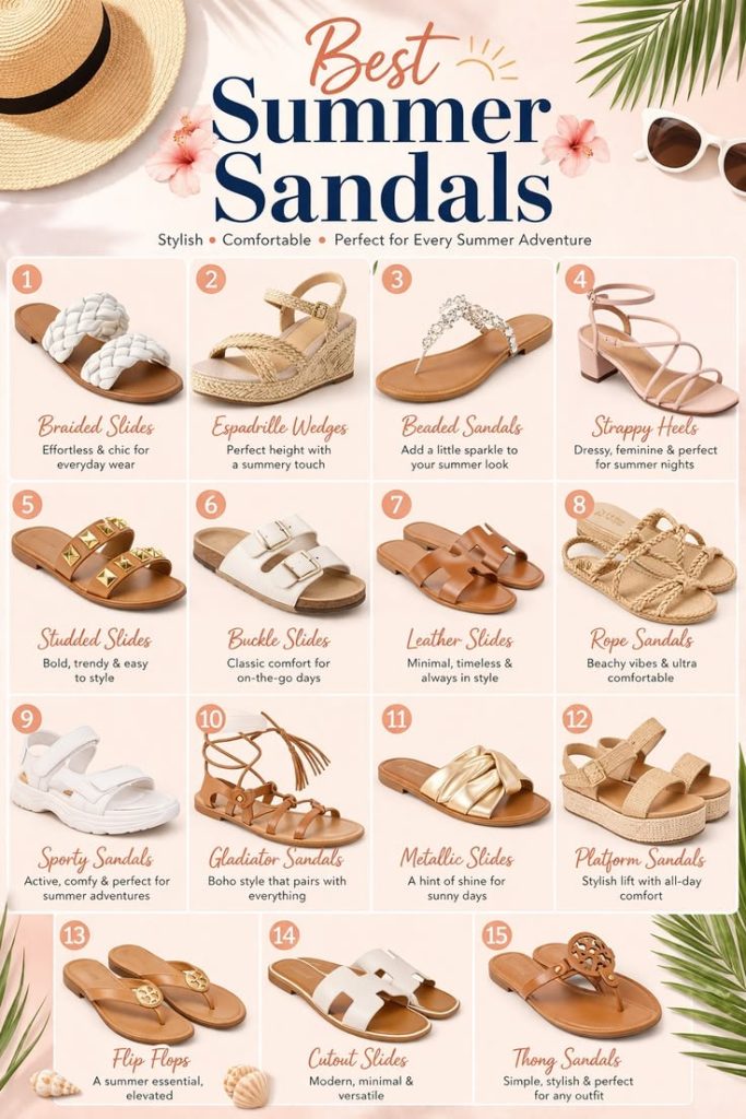 The Best Beach & Home Wear Sandals for Relaxation and Comfort